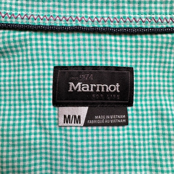 Marmot plaid shirt - Picture 10 of 11